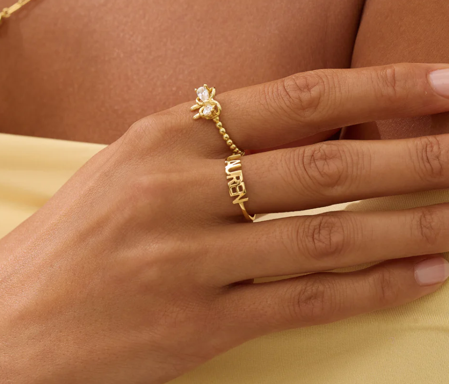 Personalized Name Ring