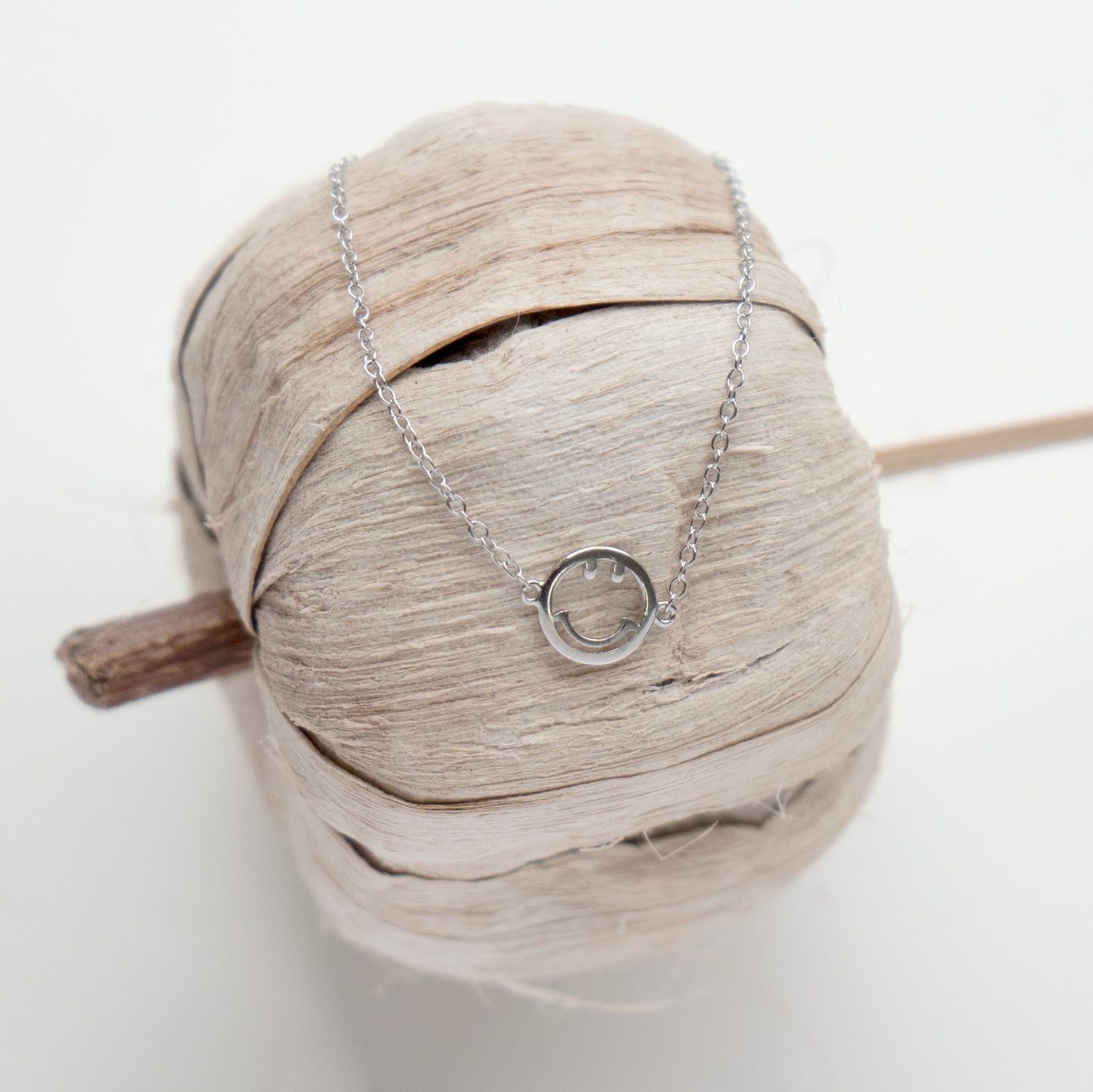 Sterling Silver Smiley Face Bracelet