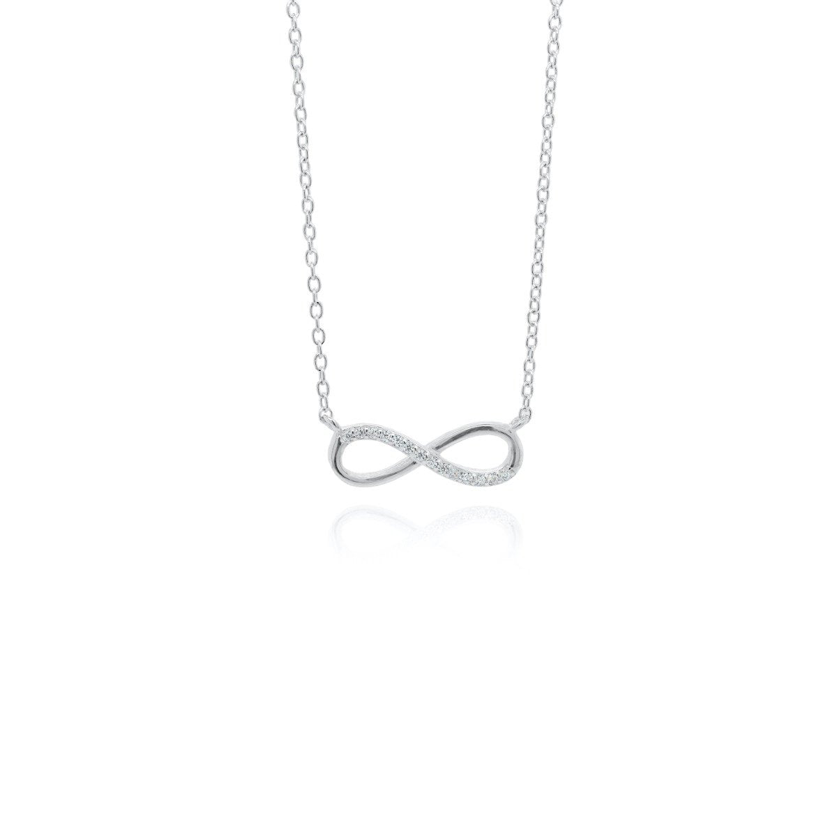 Sterling Silver Infinity Necklace