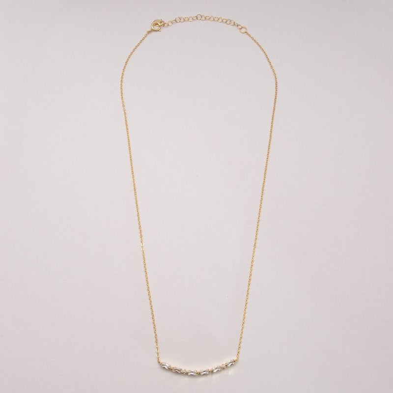 Sterling Silver CZ Morse Code MAMA Necklace