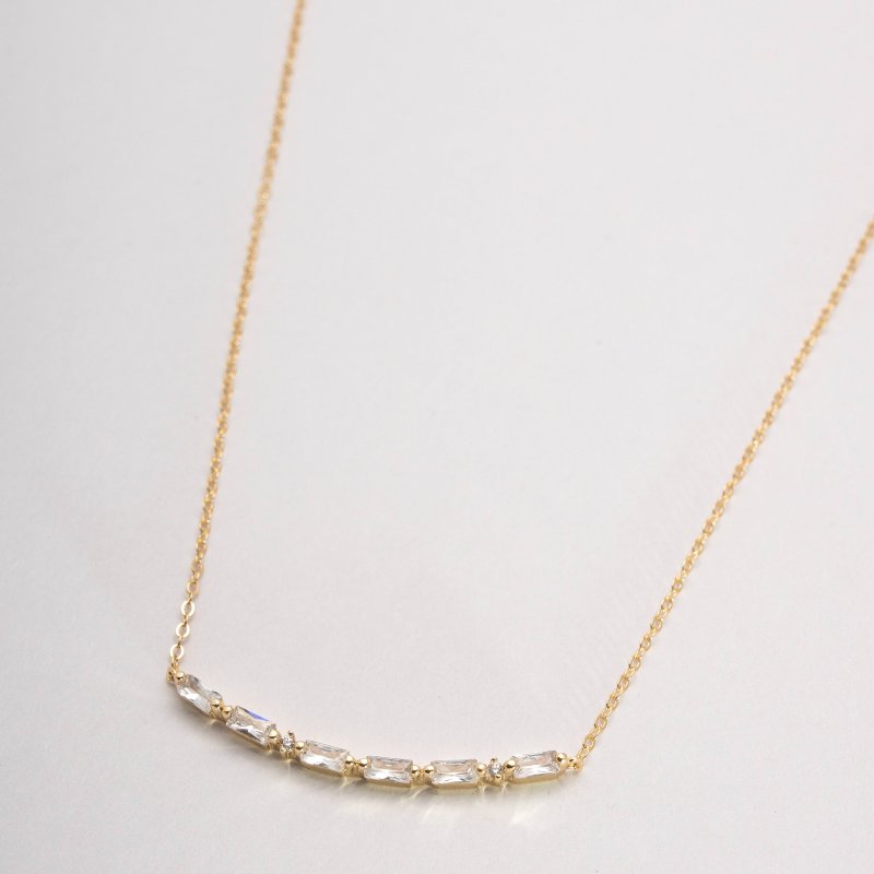 Sterling Silver CZ Morse Code MAMA Necklace