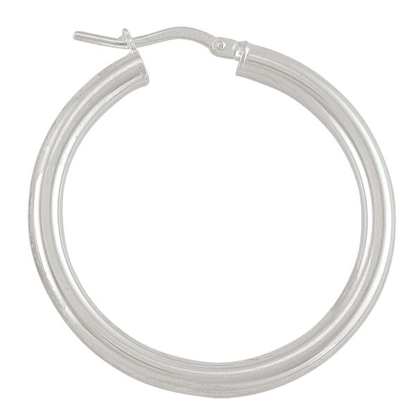High Polish Plain Hoop