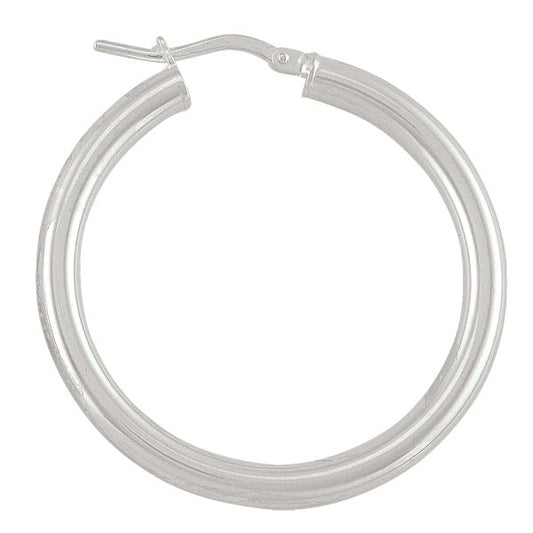 High Polish Plain Hoop