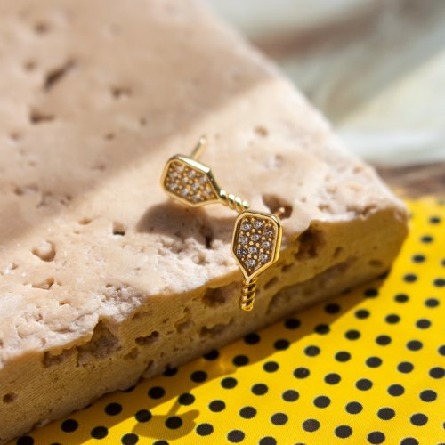 Pickleball Stud Earrings